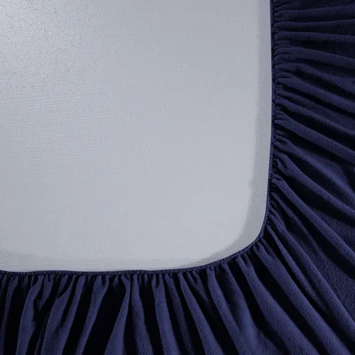 Vista 4 de Softan - Juego de sábanas de forro polar de microfibra supersuave, 3 piezas, de cuidado fácil, transpirable con para colchón alto de 15 pulgadas