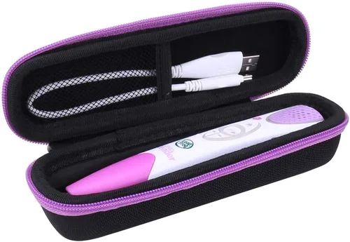 Vista 2 de Aenllosi Estuche de almacenamiento rígido de repuesto para sistema de lectura y escritura Leapfrog LeapReader (rosa)