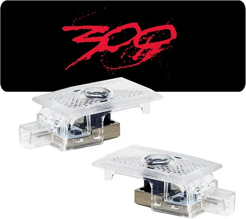 Logotipo LED para puerta de automóvil que nunca se desvanece compatible con proyector 300 300C 300S 2005-2025, luz de sombra fantasma, para 300