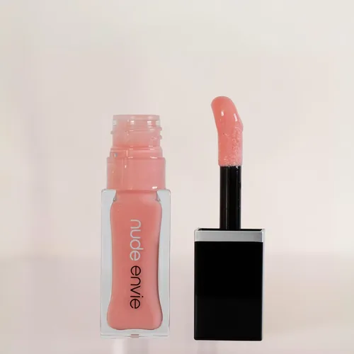 Vista 11 de nude envie - Brillo de labios - Acabado de alto brillo - Hidratante y fácil aplicación - Hidratación de lujo - Fórmula antiadherente - Con vitamina