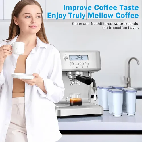 Vista 2 de Paquete de 4 filtros de café compatibles con Philips AquaClean CA6903 /10/00 /01/22 /47, CA6707 /00/10, CMF009, Philips 2000/3000/4000/5000