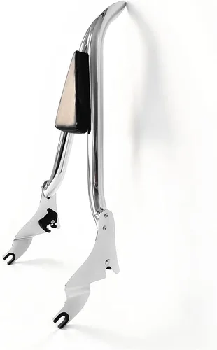 Vista 8 de Barra cromada desmontable para respaldo del pasajero para Harley Davidson Touring modelos 2009-2025 Street Glide Road Glide Electra Glide Road King