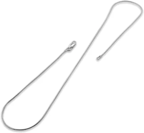 PORI JEWELERS 925 Sterling Silver Italian Magic Snake Chain Necklace - 16"-30"