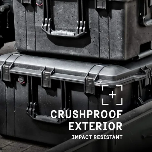 Vista 7 de Pelican Air 1637 - Funda sin espuma, color negro