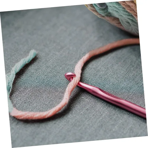 Vista 6 de 1 Roll 5 Strands of Rainbow Cotton Colorful Cotton Threads Acrylic Yarn Skein Waxed Thread Color Segment Dyed Gradient Cotton Yarn Color Yarn Pala