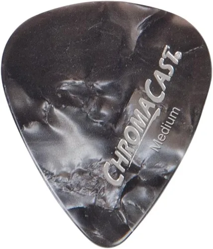 Vista 4 de Chromacast Pearl púas de celuloide para guitarra