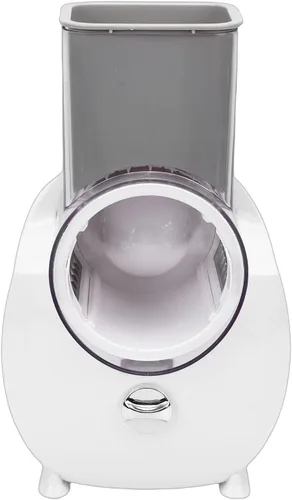 Fockety Rallador eléctrico de queso, rallador eléctrico giratorio recargable, triturador eléctrico con 4 cortadores reemplazables para queso,