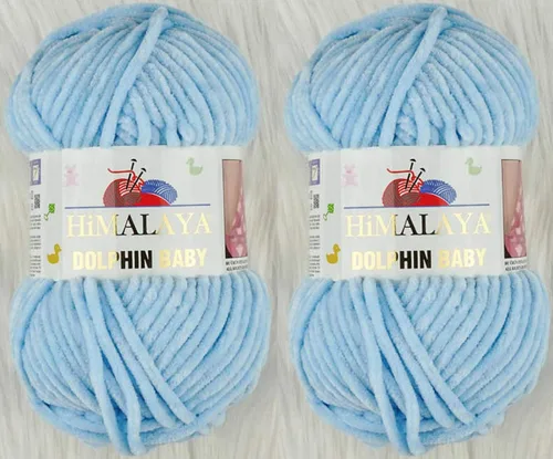 Vista 30 de Himalaya Dolphin 80301 - Ovillo de lana para tejer, 2 madejas, 264 yardas, 2 x 3.53 oz (80301)