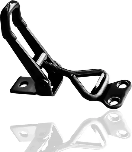 Vista 2 de E-TING Juego de 6 abrazaderas de palanca ajustables con cierre de hasp de liberación rápida 4001, capacidad de sujeción de 100KG 220LBS, abrazaderas