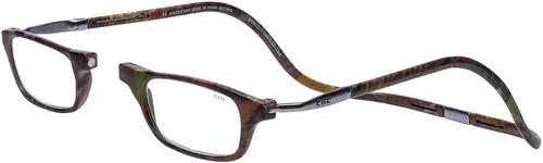 Vista 10 de Anteojos de lectura con sujección magnética, con estuche de microfibra de regalo, de Clic, XXL, Negro, 1