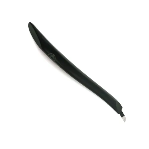 Vista 5 de 10 agujas desechables de microblading para maquillaje, 10 unidades, herramienta de mango de maquillaje permanente (12 planos curvos de 0.010 in (10))