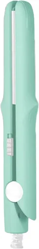 Vista 10 de Plancha de pelo 2 en 1, plancha plana profesional de doble voltaje, plancha plana de cerámica de doble voltaje, mini plancha de pelo para salón