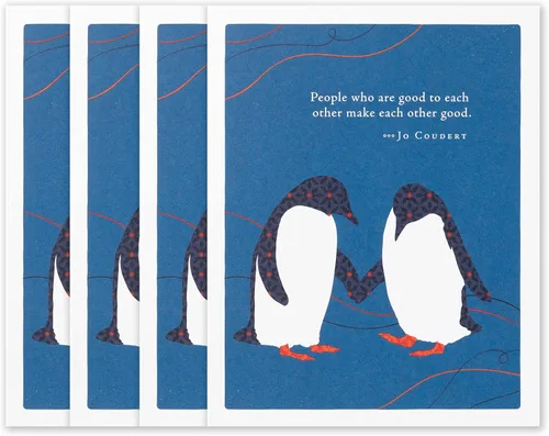 Vista 17 de Compendium Positively Green - Paquete de 4 tarjetas de amistad, pares perfectos (cuatro diseños diferentes, una tarjeta cada uno, con sobres)