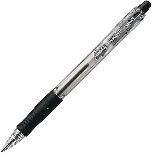 Vista 2 de Bolígrafo retráctil de punta media EasyTouch (32241), de Pilot, Negro