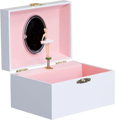 Vista 2 de My Bambino Joyero musical personalizado con diseño de mariquita roja