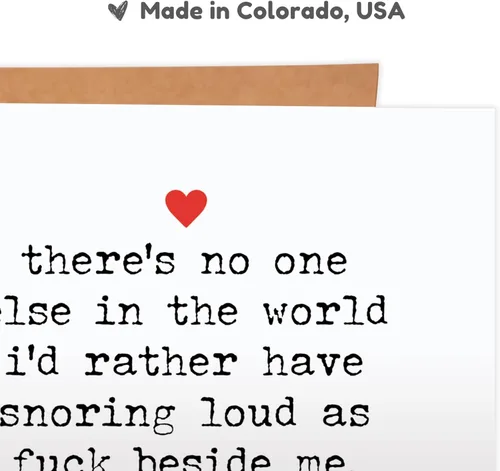 Vista 5 de Sleazy Greetings Divertida tarjeta del día de San Valentín para él, tarjetas de aniversario para marido, tarjeta de cumpleaños inapropiada