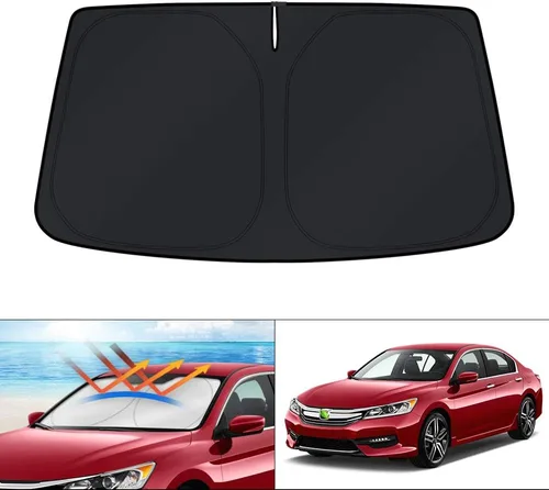 Vista 22 de KUST - Parasol personalizado para parabrisas de Mazda 3, accesorio a medida para Mazda 3 Hatchback/Sedan 2014-2025 2026, cubre ventanas, visera