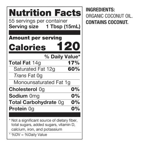 Vista 2 de BetterBody Foods Aceite de coco virgen, 28 onzas líquidas