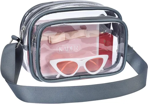 Paxiland Clear Bag for Stadium Events, Clear Purse with Removeble Strap, Stadium Bag for Sporting Work Festival and Concert