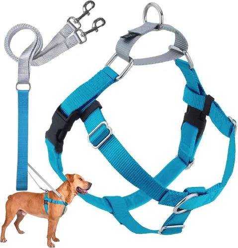 Vista 16 de 2 Hounds Design Freedom - Arnés para perro sin tirones, arnés ajustable y correa, fácil de caminar y control cómodo, se adapta a perros pequeños