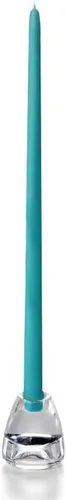 Vista 130 de Yummi Velas cónicas Blue Jade - 10 pulgadas - 12 por paquete