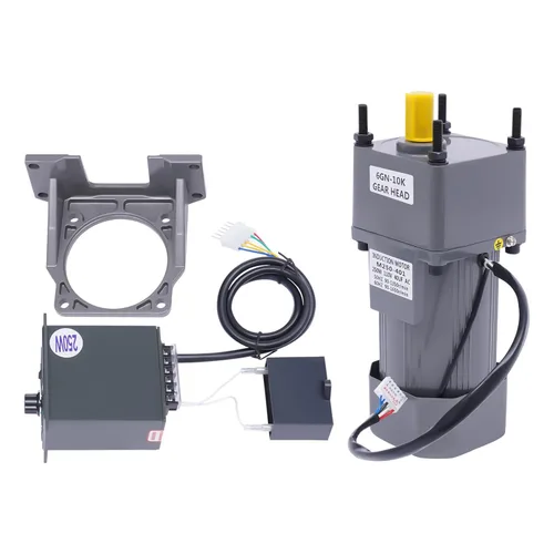 Vista 8 de 15W 10K AC110V 125 RPM Motor reductor de engranajes variable ajustable con controlador de velocidad para la industria