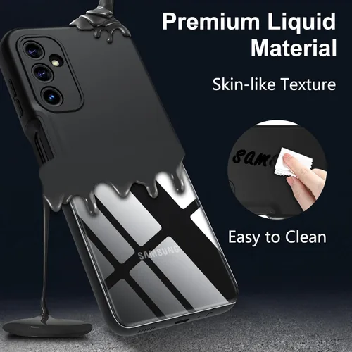 Vista 7 de Hensinple Funda para Samsung A14 5G, 360 cuerpo completo a prueba de golpes, funda para Samsung A14 A14 con protector de pantalla integrado, funda