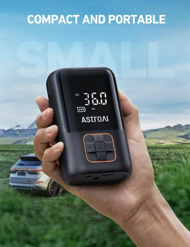 Vista 6 de AstroAI Inflador de neumáticos Compresor de aire portátil Inflador de neumáticos inalámbrico
