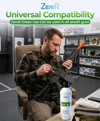 Vista 3 de ZeroR® Green Gas Fuel for Airsoft Pistols 13.5 fl oz Each (11.8 oz by Total Weight)