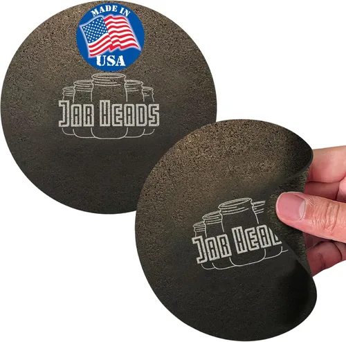 JAR HEADS Paquete de 2 almohadillas de goma para abridor de tarros, pinzas gruesas de 5 pulgadas para abrir frascos fabricados en los Estados