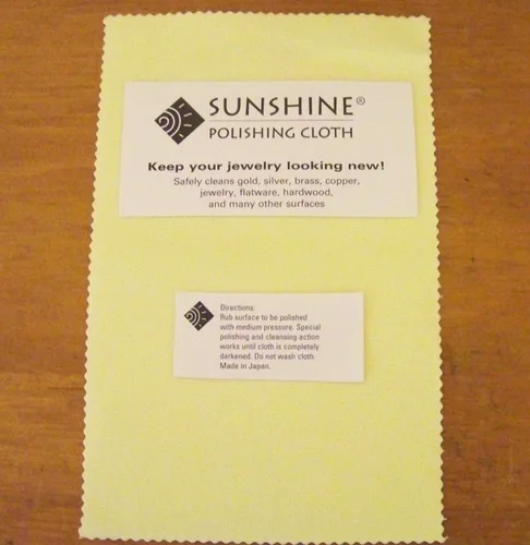 20 Sunshine - Paño de pulido para joyería de plata esterlina, oro, latón y cobre