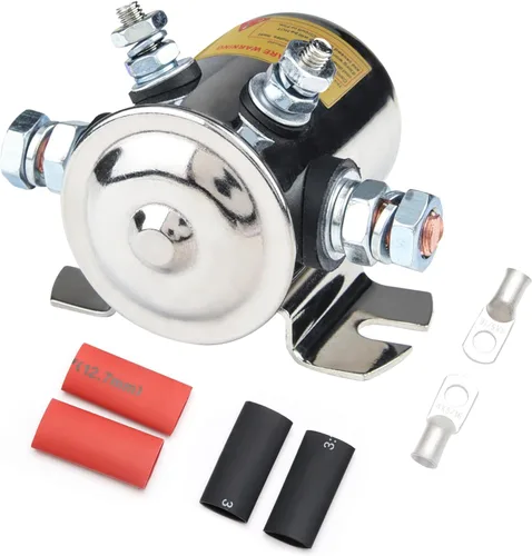 Vista 10 de MaySpare Max Transitorio 200A Trombetta 12V Solenoide Relé 3 Terminal Heavy Duty Winch Marine 24106 SPST 12 Voltios Solenoide