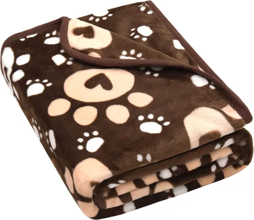 Manta para perro, manta de forro polar suave para perros grandes, manta de franela esponjosa para mascotas, gatos, cachorros, funda para cama y