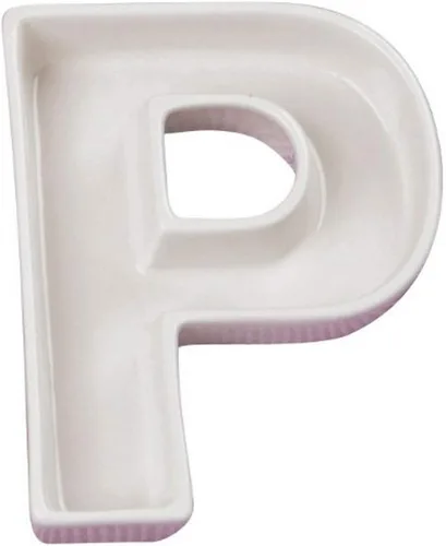 Vista 7 de Plato de cerámica con diseño de carta de amor Ivy Lane, color blanco, 6 - pulgadas, Blanco