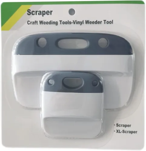 Vista 6 de 2 raspadores, raspador XL, herramientas de deshierbe artesanales, herramienta básica para desbrozadora de vinilo, gris