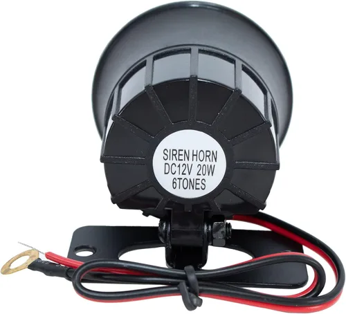 Vista 4 de SCYTEK 120 DB 6 Tonos Mini Sirena Fuerte Bocina 12 Voltios Universal 20W