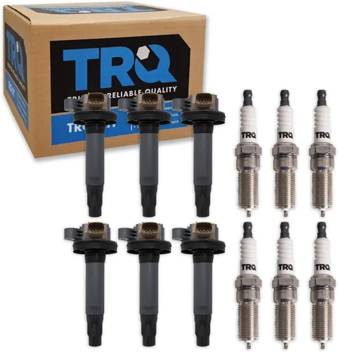 Vista 115 de TRQ Kit de bobina de encendido y bujía Iridium 12 piezas compatible con Ford Explorer 2020-2021 Police Interceptor Utility Lincoln Aviator con V6