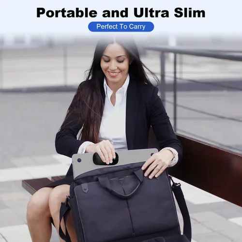 Vista 4 de DC Ratón inalámbrico, 5 en 1 Bluetooth USB C recargable para portátiles, discos y tabletas, compatible con Apple MacBook Pro/Air iPad iMac Sureface