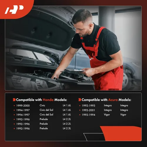 Vista 2 de A-Premium Sensor de detonación de encendido compatible con Honda Civic 1999-2000, Civic del Sol 1994-1997, Prelude 1992-1996 y Acura Integra