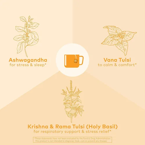 Vista 5 de Organic India - Té orgánico de Tulsi, té de hierbas, 18 bolsas de infusión. paquete de 6