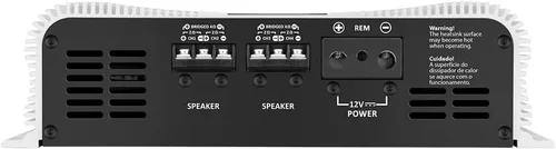 Vista 4 de Taramp's DS 2000x4 2 ohmios 2000 vatios RMS 4 canales 500x4 vatios RMS, rango completo clase D, crossover paso alto/bajo amplificador de audio