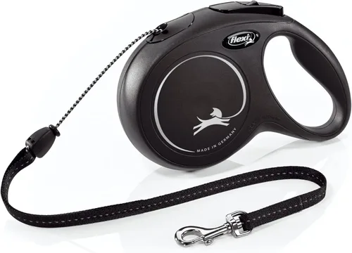 Vista 13 de FLEXI Correa Retráctil New Classic de Cable para Perros Pequeños de hasta 33 libras. – 26 pies, negro Correa para Caminar Mascotas Sin Enredos