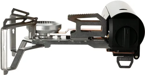 Vista 7 de Estufa Portátil Snow Peak para Hogar y Campamento, Estufa de Camping, Mochilero, Encendido Automático, Negra