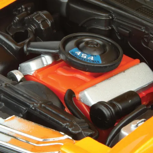 Vista 6 de Maisto Edición especial 1:18 1971 Chevrolet Chevelle SS 454 Sport Coupe, negro