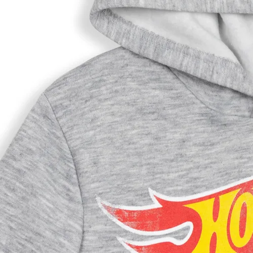 Vista 4 de Hot Wheels Sudadera con capucha de forro polar para niños pequeños a niños grandes