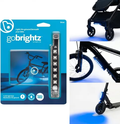 Vista 4 de Brightz GoBrightz Luz LED para cuadro de bicicleta - Barra de luz de bajo brillo para bicicleta nocturna - 4 modos de parpadeo o brillo constante