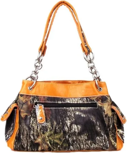 Vista 3 de Cartera de mano con pistolas cruzadas para mujer, multicolor