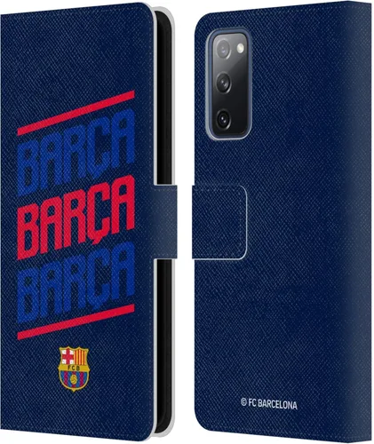 Vista 189 de Head Case Designs Funda de piel con licencia oficial del FC Barcelona Barca Crest Graphics para Samsung Galaxy A06 4G
