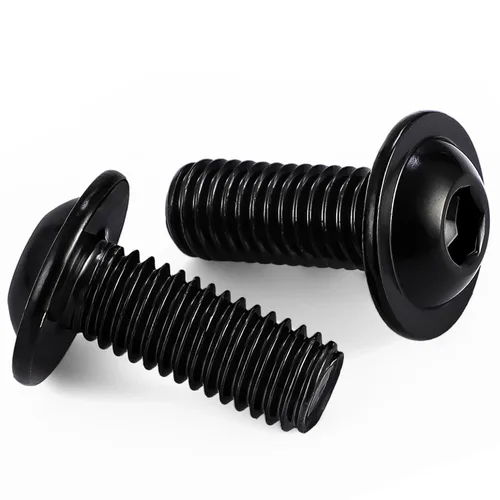 Vista 3 de Mellewell M3-0.5 x 6mm Tornillos de Cabeza de Botón con Soporte de Enchufe de Casquillo, Accionamiento de Enchufe Allen, Acero Inoxidable 304