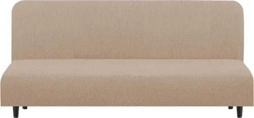 Vista 89 de U-NICE HOME Funda elástica para sofá, lavable, protector de muebles para sofá de 3 cojines, apta para mascotas (sofá, beige)